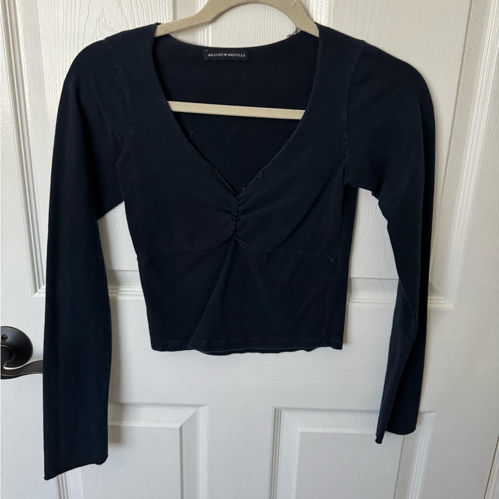 Brandy Melville Black Long Sleeve Tee